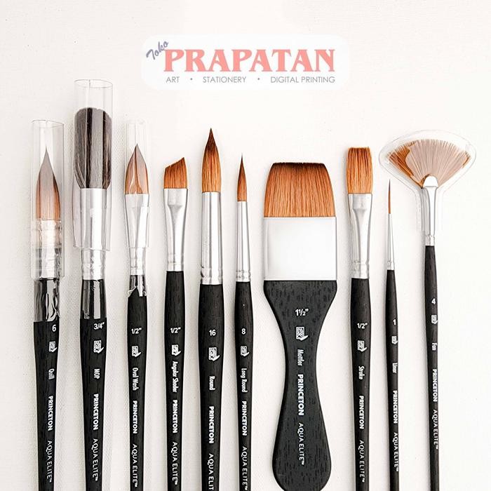 

Kuas Lukis Princeton Aqua Elite Series 4850 Watercolor Brush - Round 12
