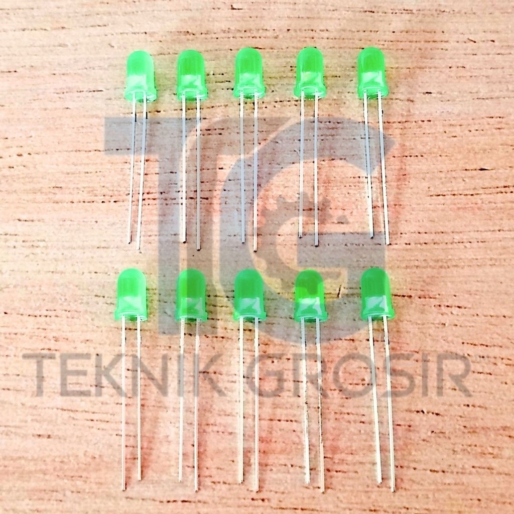 LED 5MM Jernih Hijau – LED Mini Warna Hijau Terang