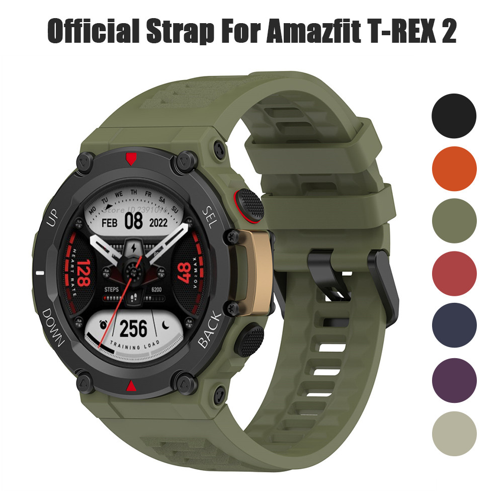 For Amazfit T-rex 2 Strap Silicone Replacement Band For Amazfit trex2 T-rex2 Smart Watch Bracelet fo