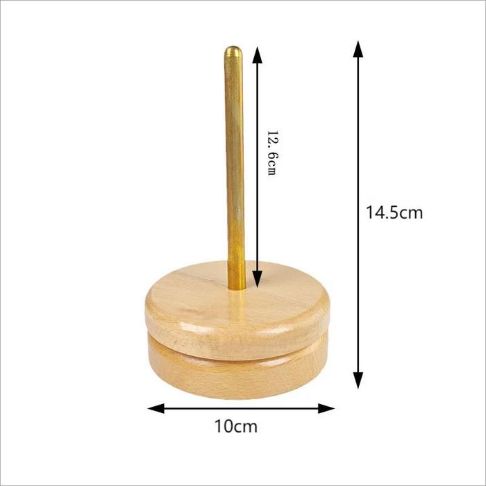 Yarn Holder Spin Yarn Holder Stand Yarn Organizer Tempat Benang Rajut - Tunggal