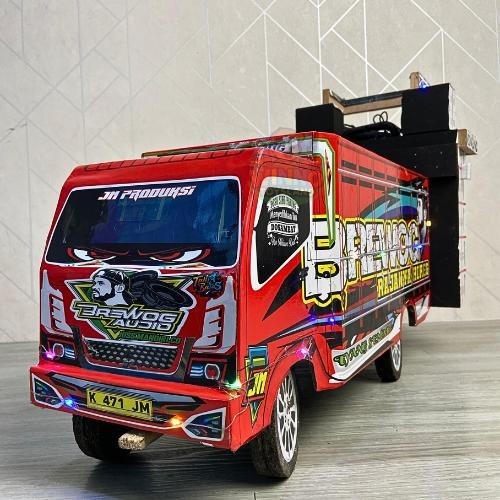 WINNO TOYSLAND - TERMURAH JUMBO TRUCK Oleng Dan Sound System Horeg Full Lampu Gratis Mic miniatur tr