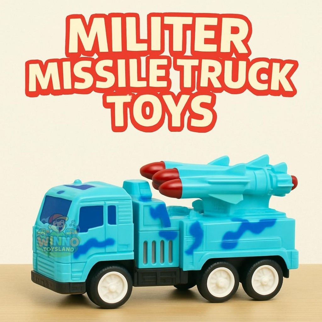 TOYSLAND ( COD ) Mainan Anak Lakilaki dan Perempuan Truck Tank Militer model kit military Missile Tr