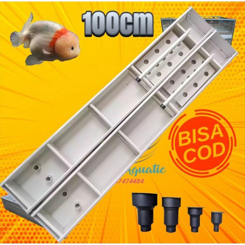 SHD_SHOP filter talang aquarium 100cm | top filter talang aquarium 100cm | talang filter aquarium