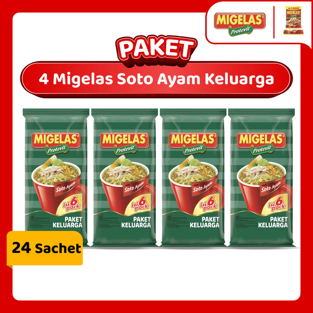 

Paket 4 Migelas Soto Ayam Keluarga