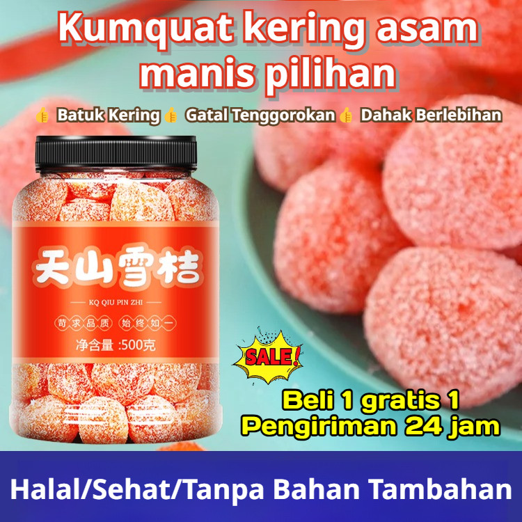 

⚡SAMPAI CEPAT⚡0 Tambahkan Buah Kering Kumquat/Candied dried fruits/Buah Manis Asam Manis Halal/Buah Kering Manisan/Healthy snacks/buah kering mix