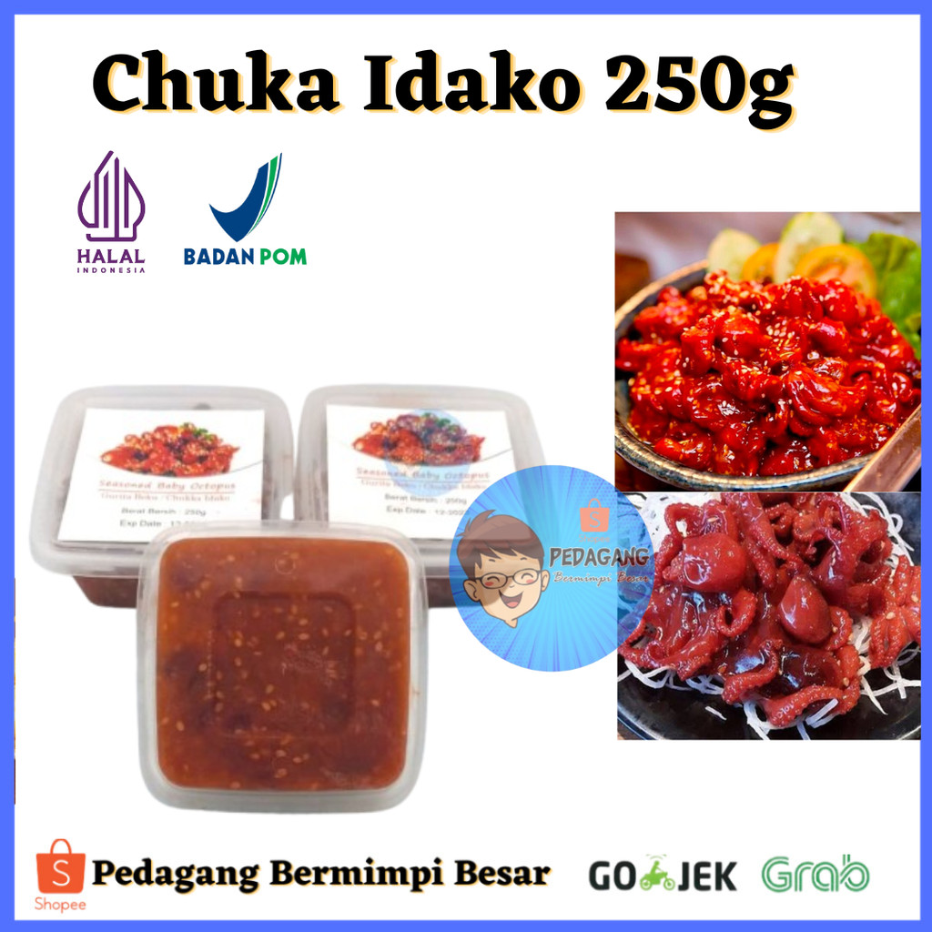 

Chuka Idako Share Size 250gr | Salad Baby Octopus | Salad Bayi Gurita