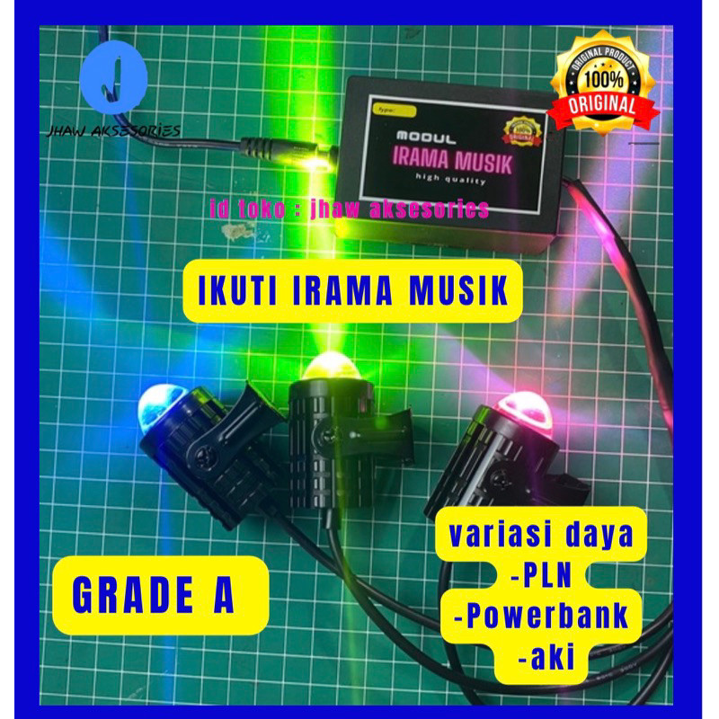 LED SOROT LASER IKUTI IRAMA