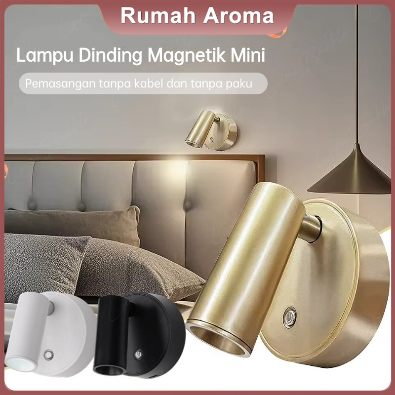 Lampu Dinding Smart 3in1 Otomatis Nyala/Mati, 3 Warna Cahaya + USB Charger, Suara Alexa/Google