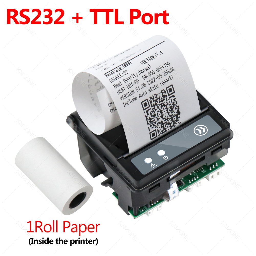

58Mm Micro-Mini Embedded Thermal Printer Rs232+Ttl Panel Compatible Eml203 for Receipt Ticket Bill Printing