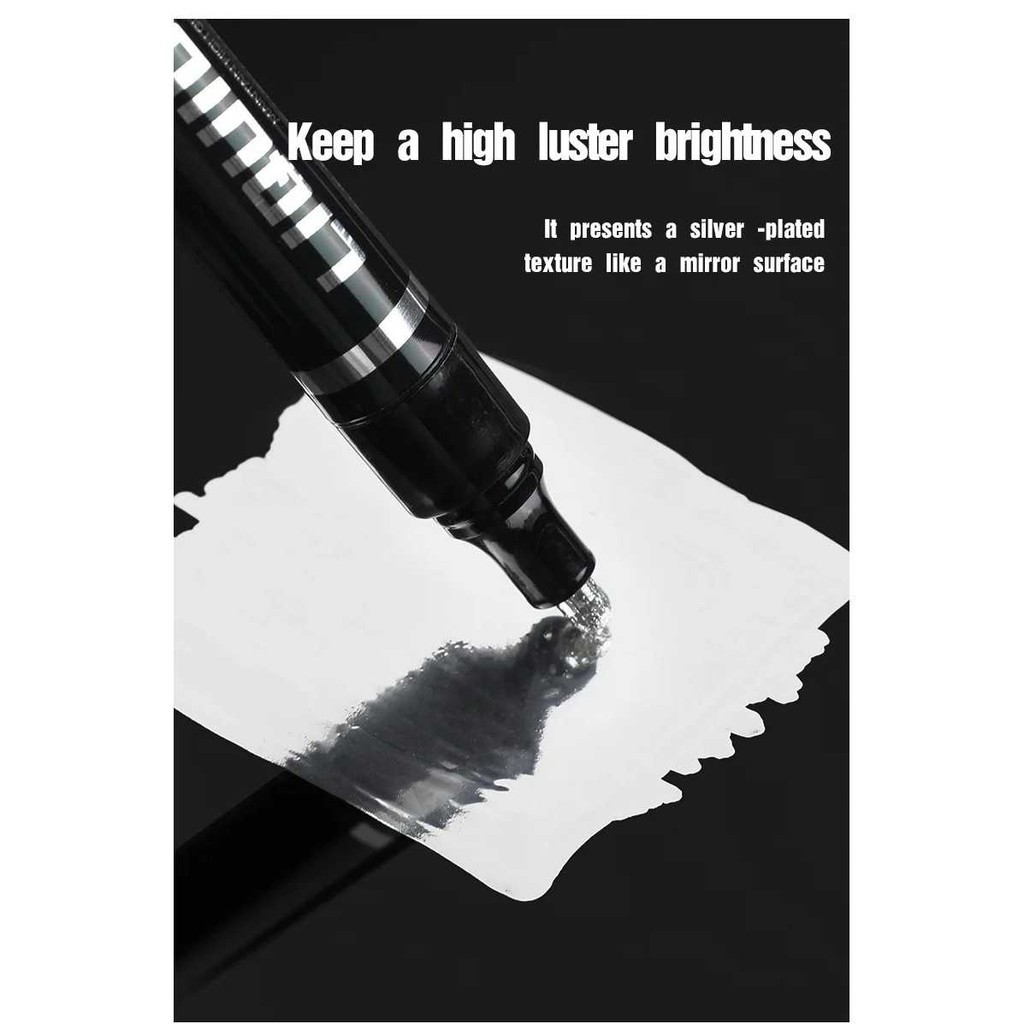

JKMLLCM GuangNa Spidol Permanen Marker Metallic Chrome Waterproof 2mm - 843C