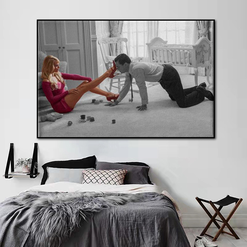 

Black & White Art Classic Movie Poster Canvas Wall Art Pictures Posters and Prints Canvas Painting for Living Room Home Decor