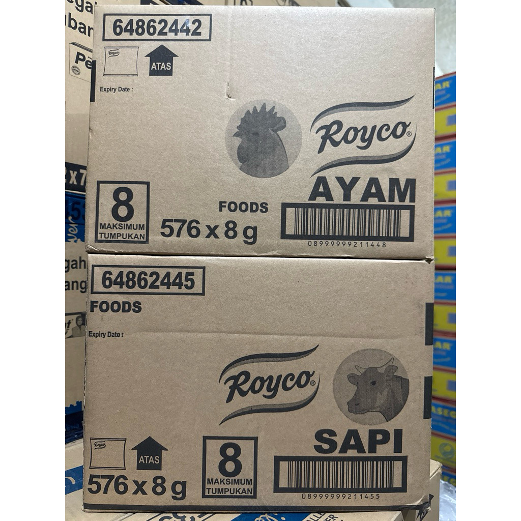 

Royco sachet 8g @ 576 sachet / 1 dus