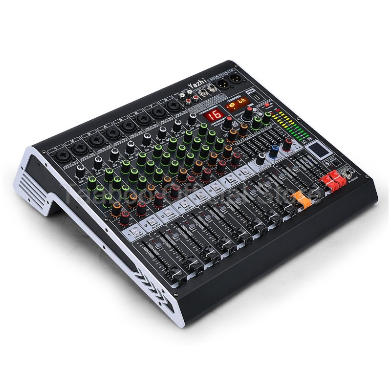 4/6/8/12 Channel Audio Mixer 5.0 Bluetooth 48V Phantom Power DSP Mixing Console 7 Band EQ Sound Box 