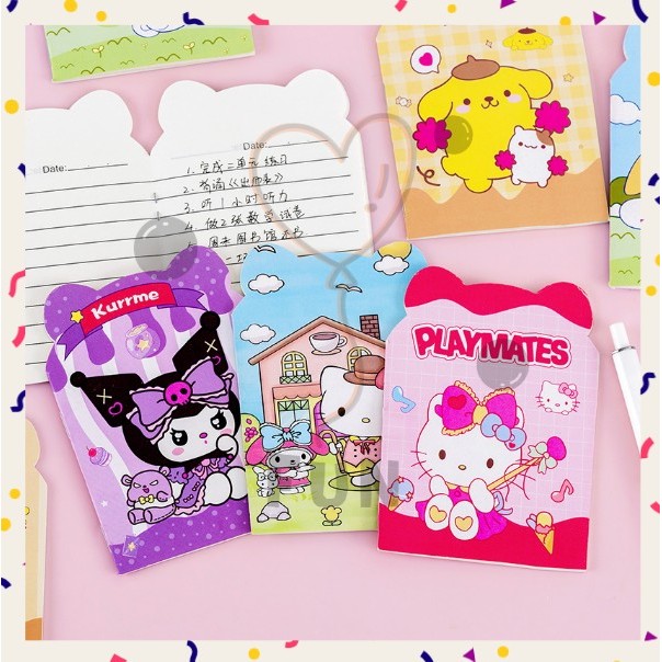 

Funfinds ATK Buku Tulis Mini Kartun Notebook Cartoon Kecil Perlengkapan Sekolah Kantor (SR) S-NB030