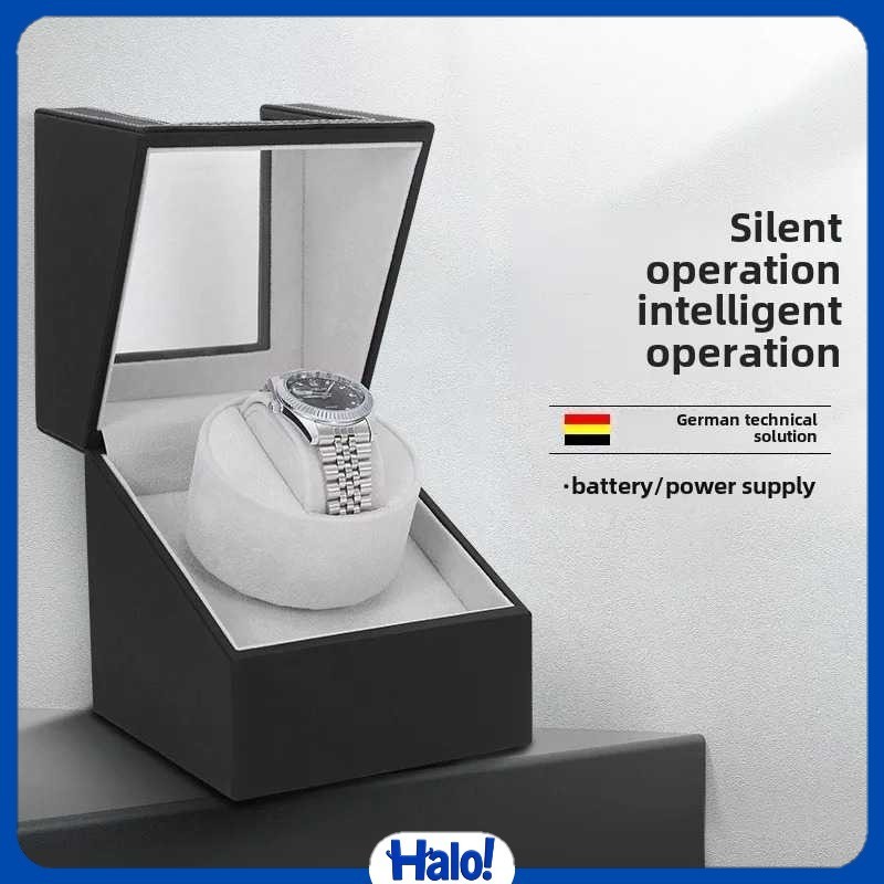 Watch Winder Pemutar Jam Tangan Otomatis 1 Slot Dual Power 13cm - IG-160