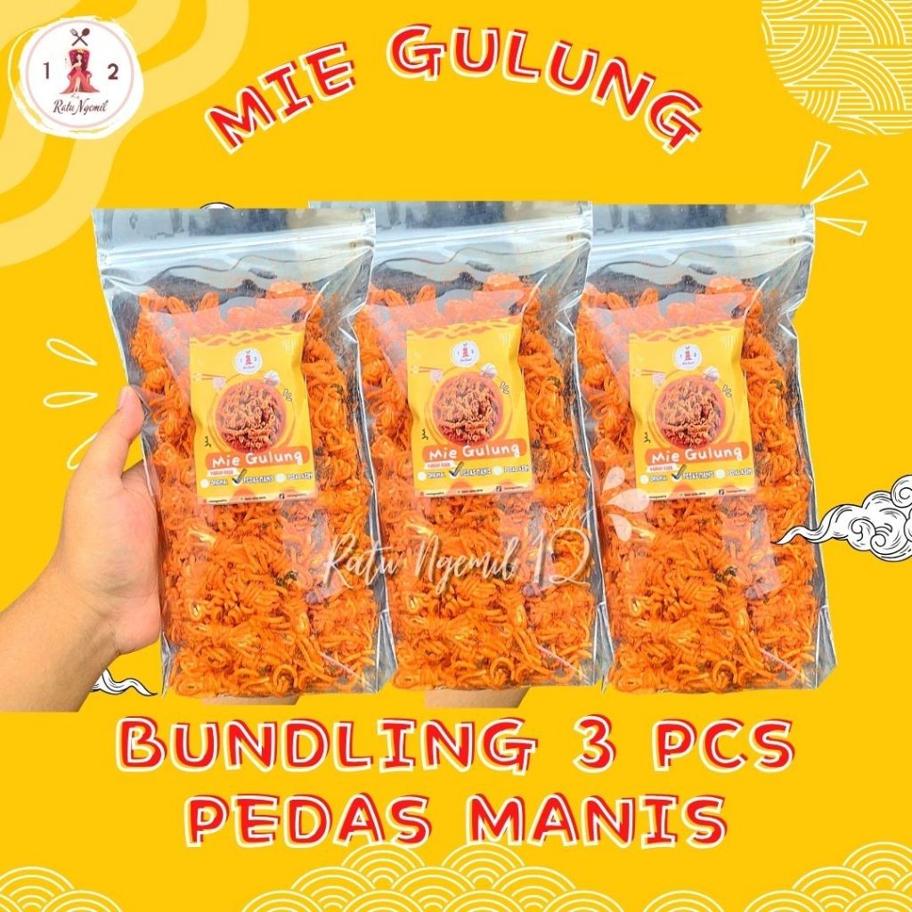 

BUNDLING PEDAS MANIS 3PCS 230GRAM MIE GULUNG CETAR