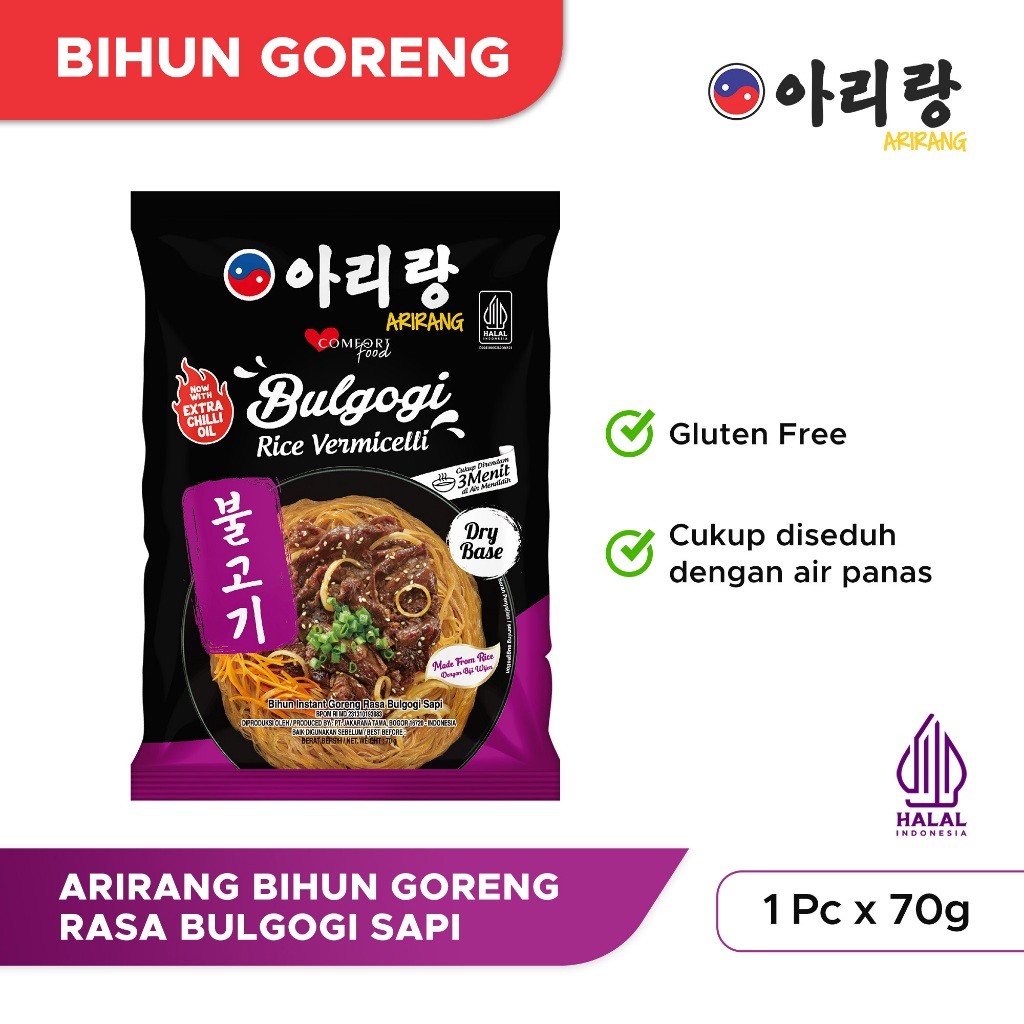 

Emama.store Arirang Bihun Goreng Rasa Bulgogi Sapi 70g (AR65)