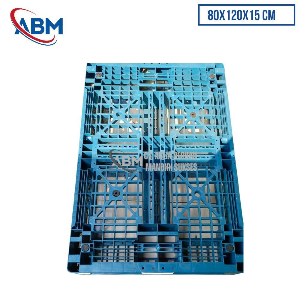 

Pallet Plastik Ukuran 80x120x15 cm - ABMAS26 - Biru
