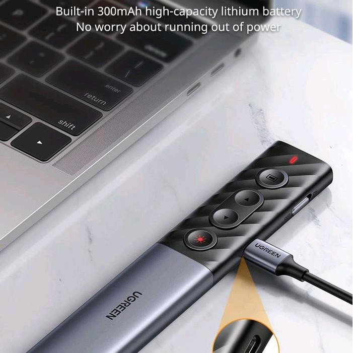 

Ugreen Red Laser Presentation Remote Pointer 80136