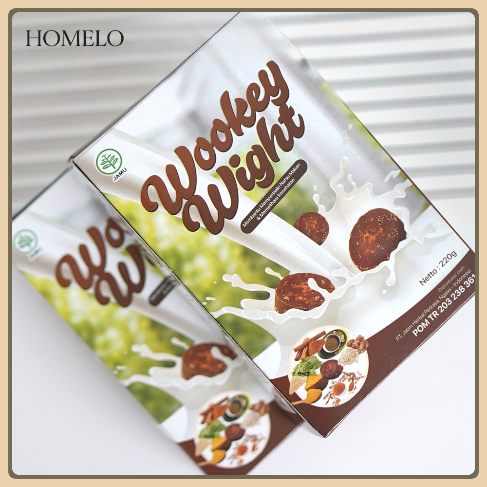 

(HOMELO) Wookey Weight - Susu Penambah Berat Badan Paket Isi 2 Box