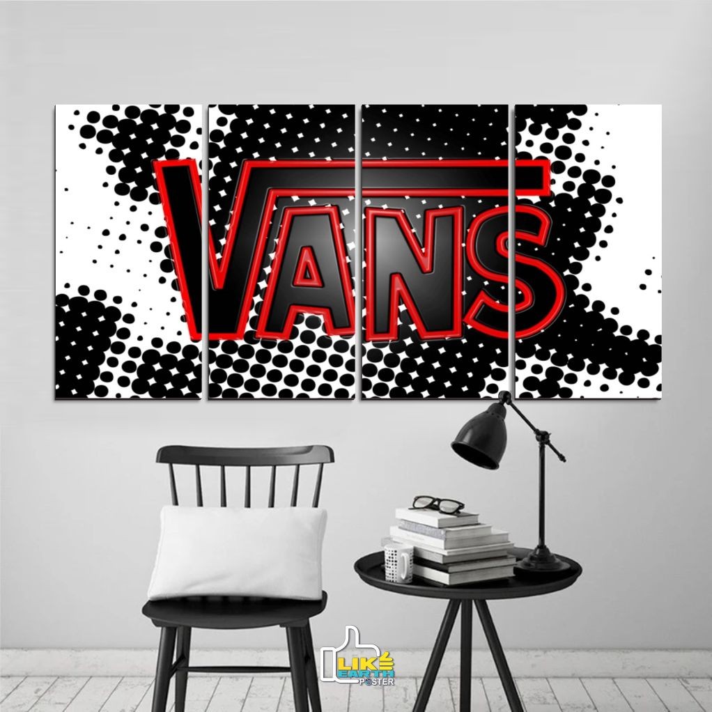 HIASAN DINDING KAMAR 1 set POSTER KAYU STUSSY BRAND STREETWEAR VANS NIKE JORDAN THRASHER NB