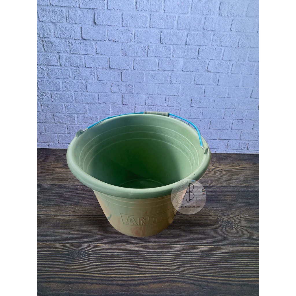 Ember Cor HIJAU ANTI PECAH BESAR / Ember Cor Plastik KECIL / Ember MURAH / Ember Anti Pecah / Timba 