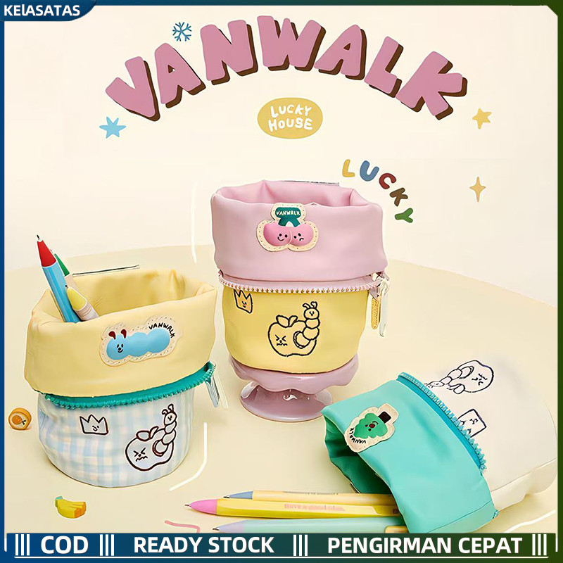 

【KEIASATAS】Tempat Pensil Yang Bisa Dilipat Tas Pena Tempat Pena Kreatif Tas Pulpen Lucu Tas Pulpen Korea Tempat Pulpen Tiga Dimensi