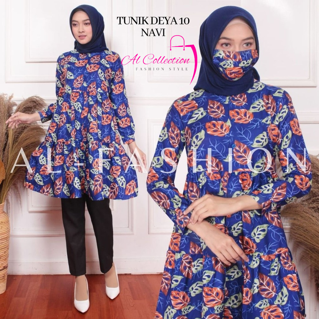 AL TERMURAH - TUNIK DEYA - tunik - tunik wanita - tunik muslim - atasan - atasan muslim - atasan wan