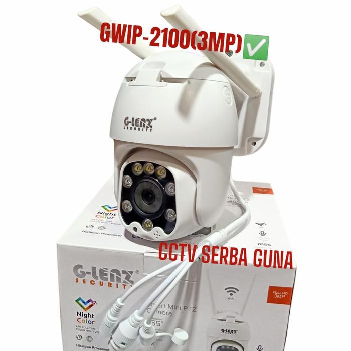 GLENZ NIGHT COLOR SMART IP CAMERA CCTV PTZ GWIP 2100 ( Full HD 3MP )