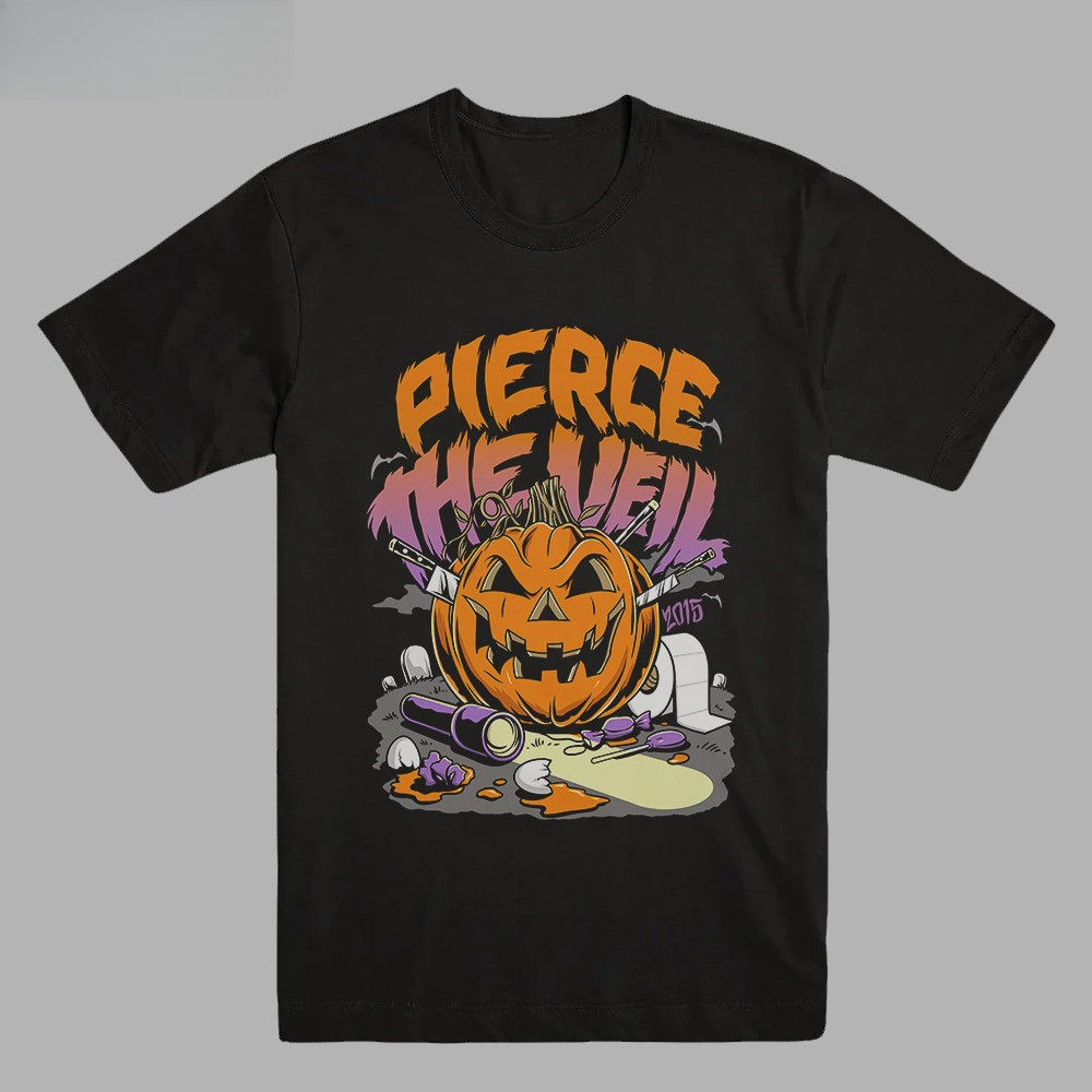 PIERCE THE VEIL - HALLOWEEN PUMPKIN | T-SHIRT |  BAND MERCH