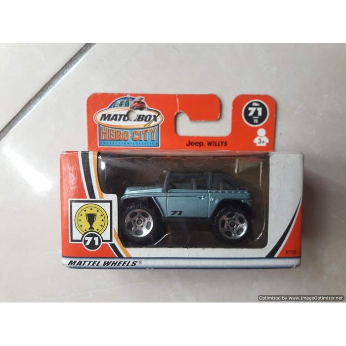DIECAST MATCHBOX - JEEP WILLYS CONCEPT  MATCHBOX HERO CITY - RARE