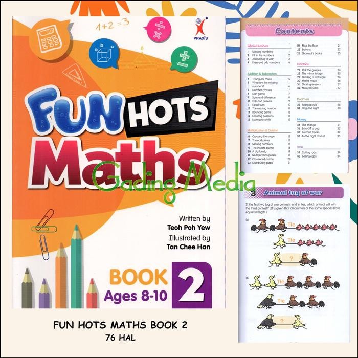 

Fun Hots Maths Book 2 (Ages 8-10)
