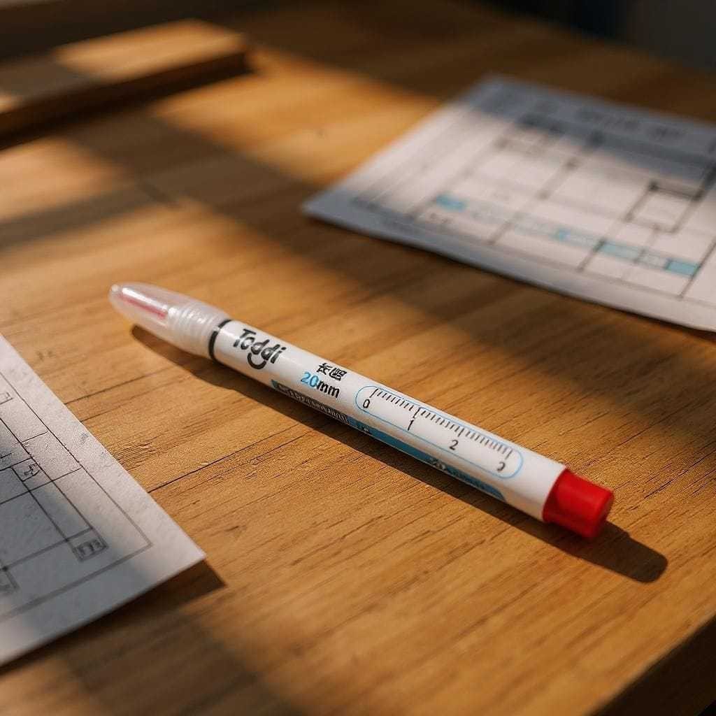 

BRANSTR Toddi Spidol Permanen Mata Pena Long Nib Permanent Marker - 323