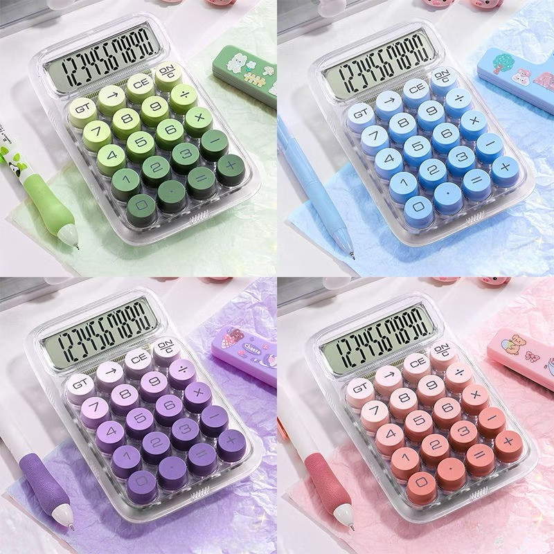 

Kalkulator Tenaga Besar 12 Digit Tampilan HD Calculator Model Transparan – Warna dopamin ，Desain Unik & Modern untuk Dekorasi Meja Kantor