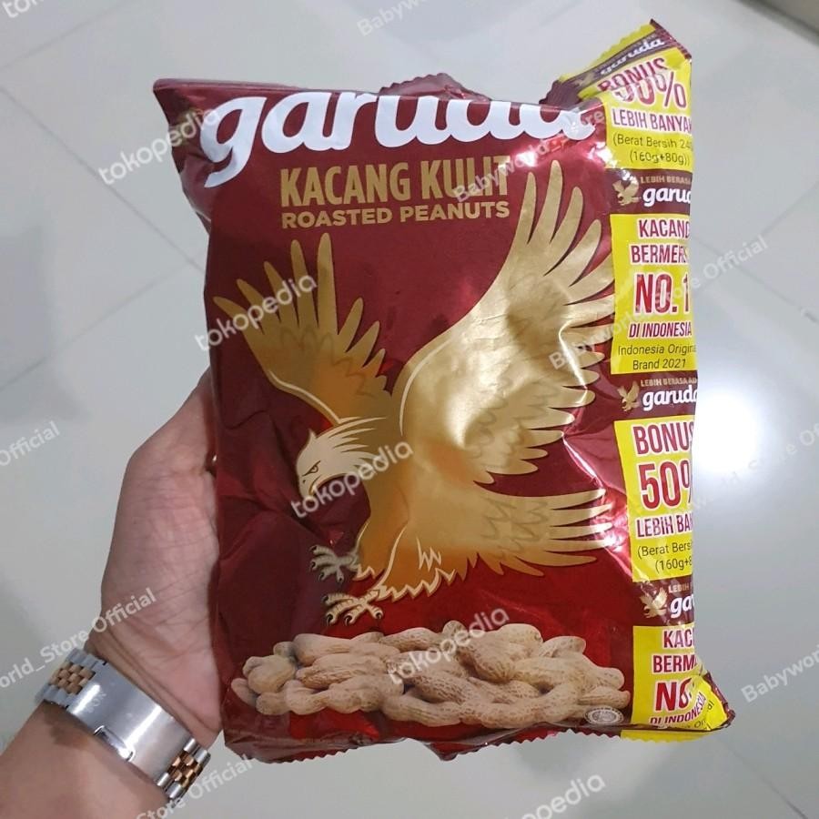 

Garuda Kacang Kulit Roasted Peanut 200gr / 370gr / 750gr