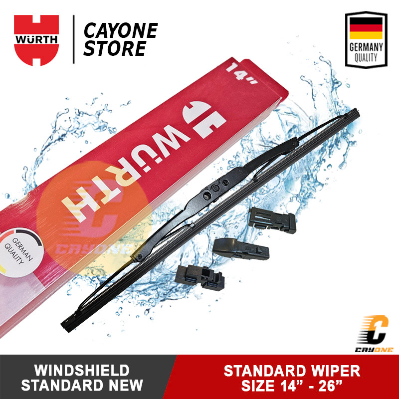 WURTH Windshield Wiper Blade Standard NEW 14 - 26 inch