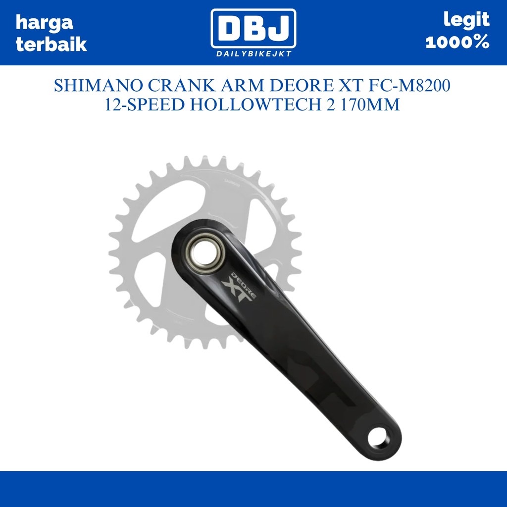 SHIMANO CRANK ARM DEORE XT FC-M8200 12-SPEED HOLLOWTECH 2 170MM