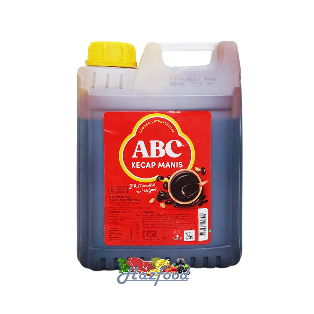 

ABC Kecap Manis Jerigen 6 kg - Sweet Soy Sauce