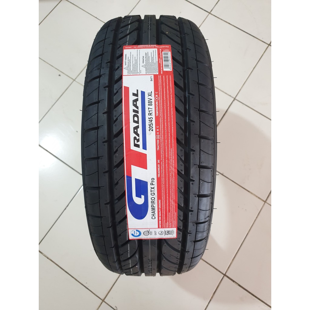 Ban Mobil RING 17 GT GTXPRO 205/45 R17 MOBIL CIVIC AVANZA DLL