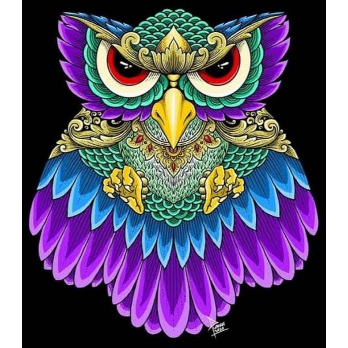 

* Ungu polos layang layang burhan bali mini print *