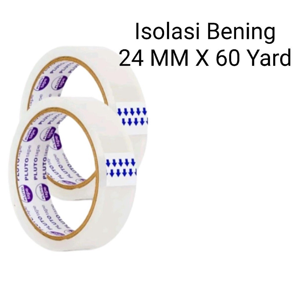 

6 Pcs Isolasi Selotip Bening 24 Mm x 60 Yard