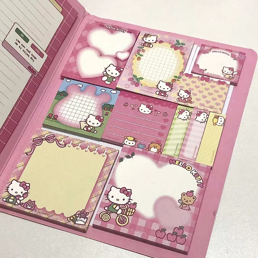 

Kawaii Convenience Book Mymelody Kuromi Cinnamoroll Note Book Cute Paste Notepad Student Office Stationery