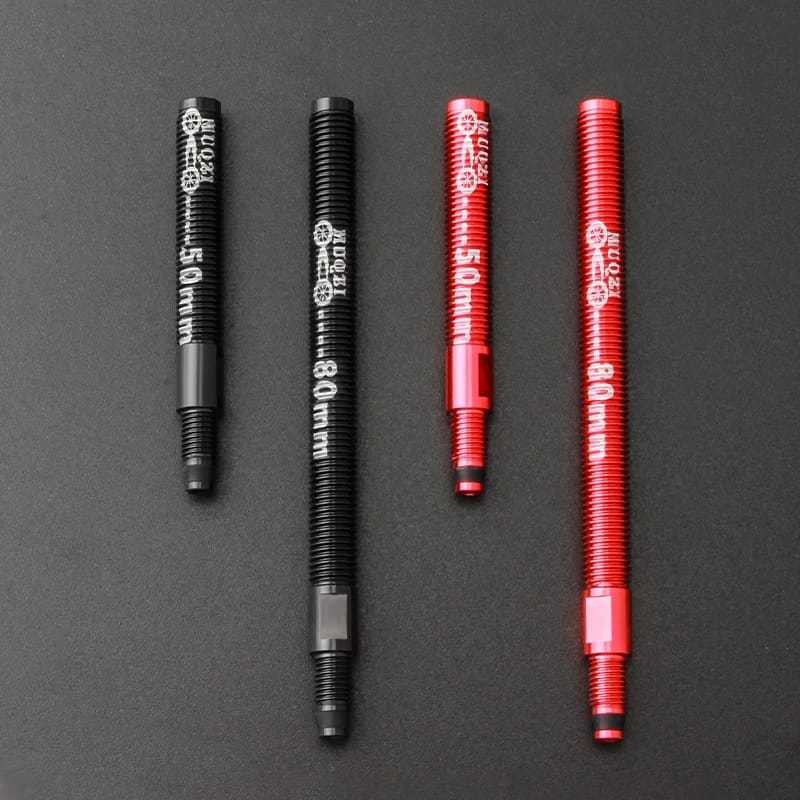 Muqzi Extender Sambungan Pentil Presta 50mm Alloy Adaptor Peninggi Cop Valve Sepeda Original Extensi