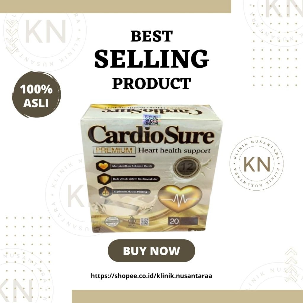 

CARDIOSURE SUSU Herbal Asli Original 100% Atasi Jantung Hipertensi Super Ampuh