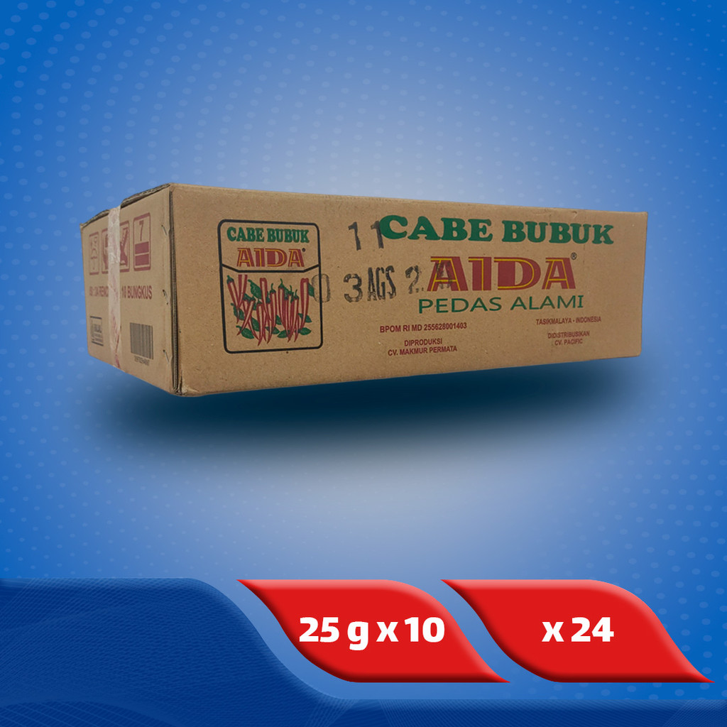 

Aida Cabe Bubuk / Giling 25 g x 10 pcs x 24 pcs