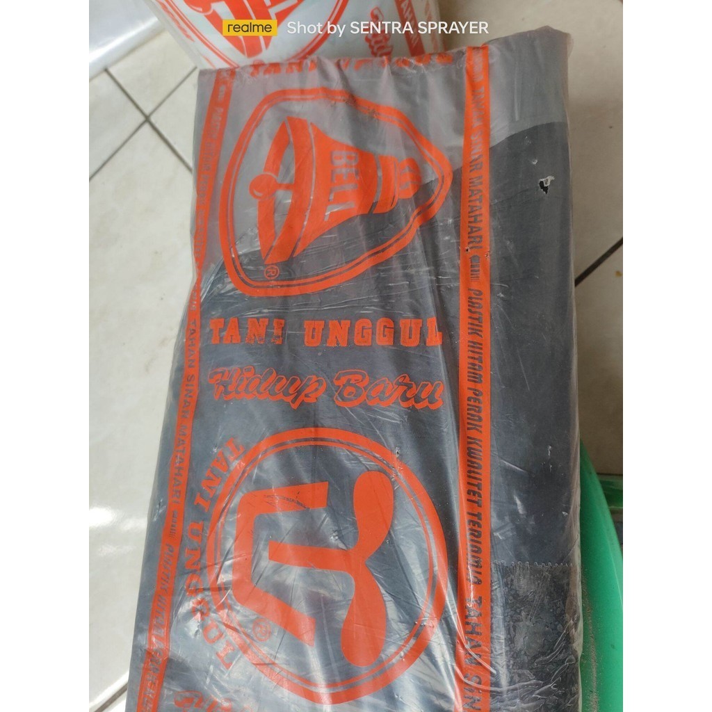Plastik Mulsa Bell 120 cm 60 cm 4 kg Kecil Mulsa Bell Merah Oren Tebal 0.275 Mikron