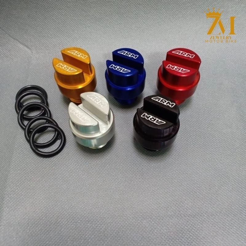 [ZM] Tutup Oli Motor Model Baut Tutup Oli Mesin Vario PCX Nmax Aerox Beat Scoopy Adv Xmax Full CNC U
