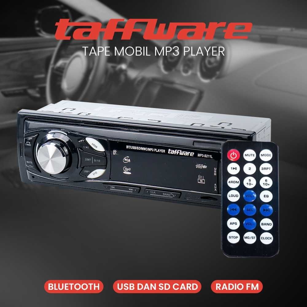 Tape Mobil Audio MP3 Player Bluetooth 5.0 60W  Remote Pemutar MP3 Tape Mobil Bluetooth dengan Remote