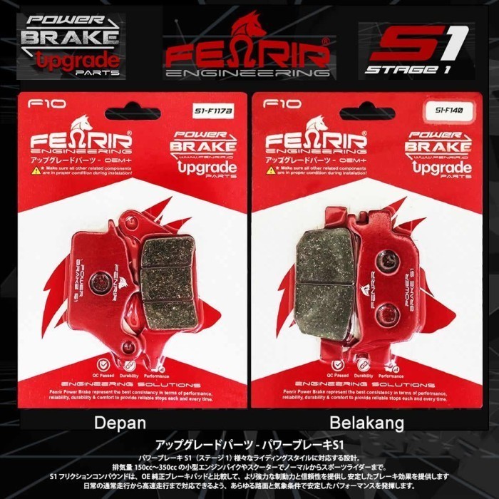 Kampas Rem Vario 160 ABS Depan Belakang