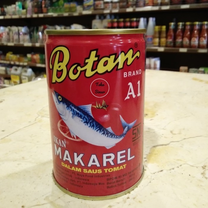 

[[ K23 - BEST SELLER Botan Mackerel Besar/ Ikan Sarden Botan - 425 Gram ]]